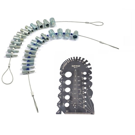 Hhip Inch/Metric Thread Detective & 7-In-1 Multi Gage 9999-0039